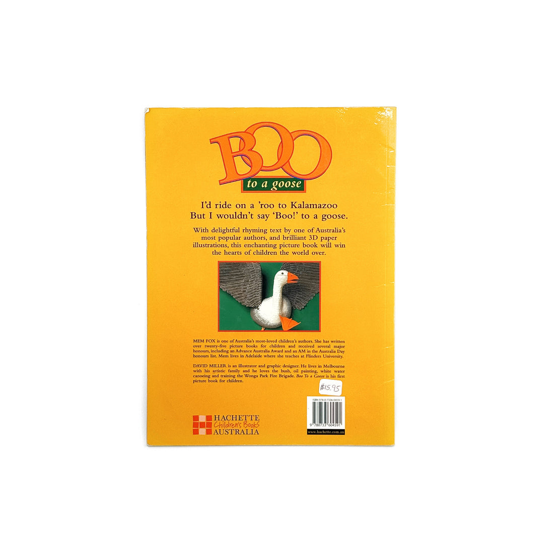 Boo to a Goose by Mem Fox