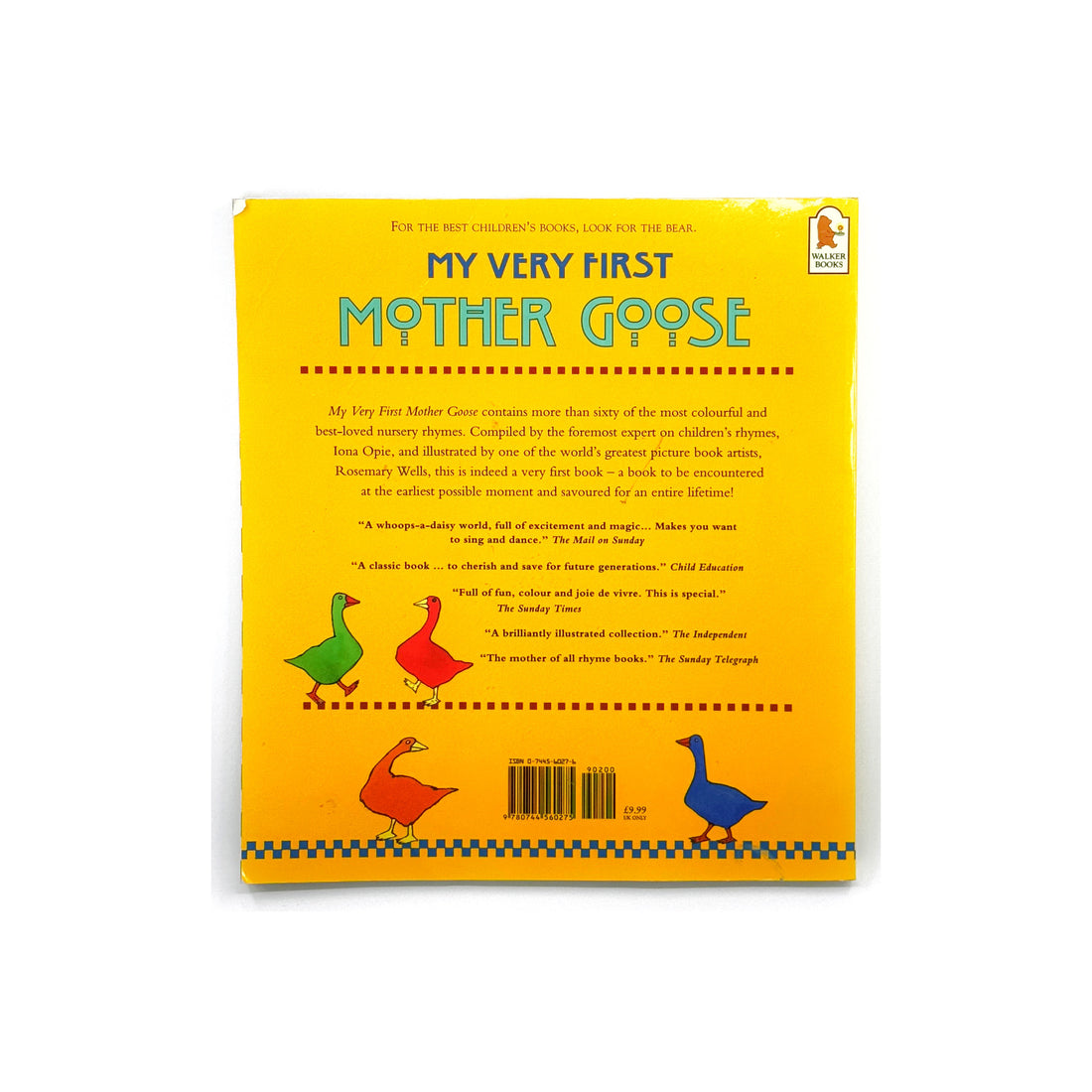 My Very First Mother Goose Edited by Iona Opie
