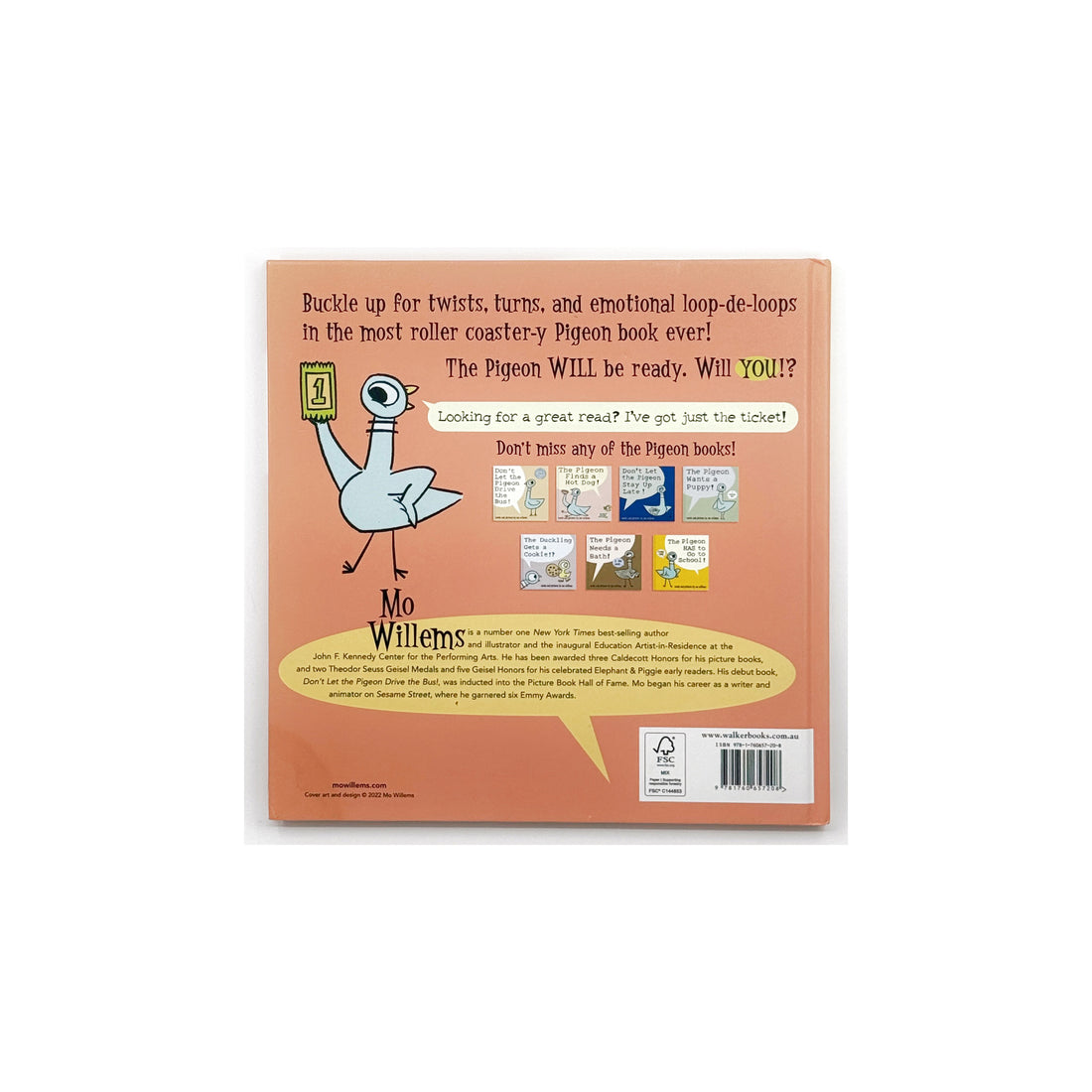 The Pigeon Will Ride the Rollercoaster by Mo Willems