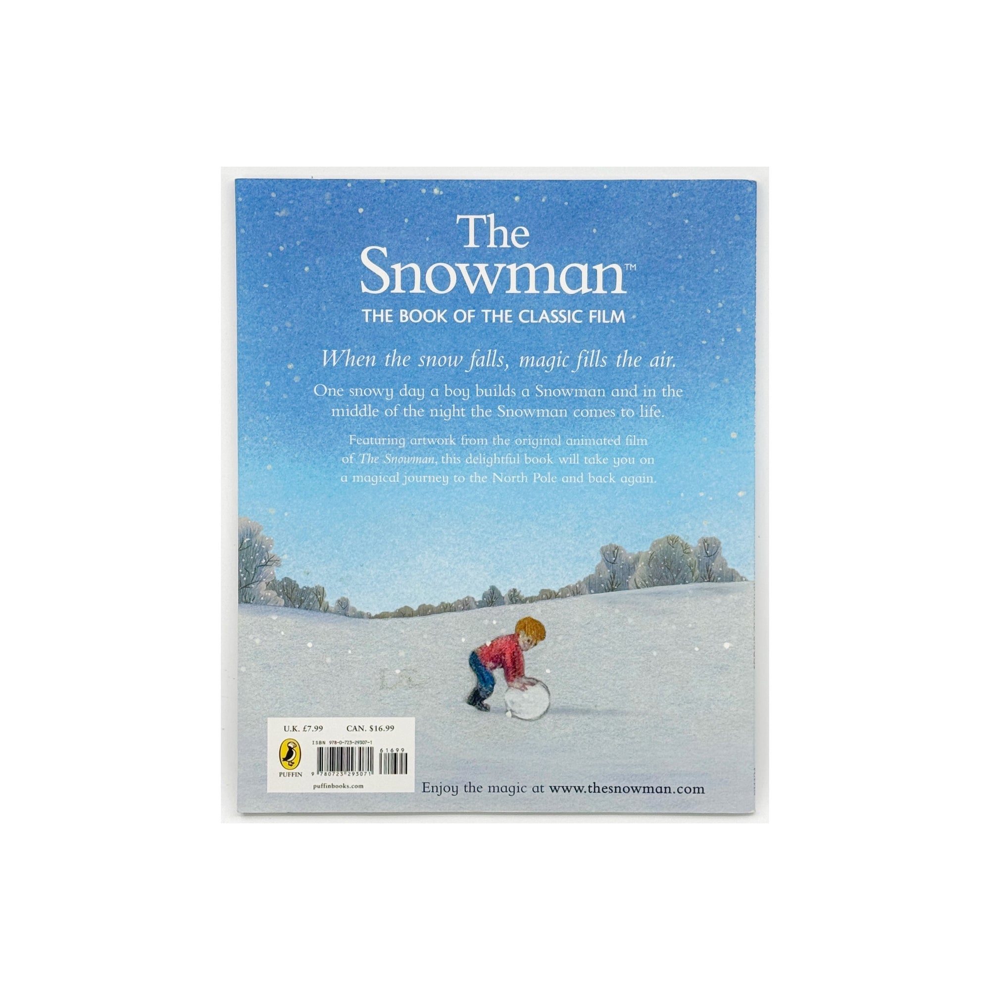 The Snowman: The Book of the Classic Film with CD by Raymond Briggs