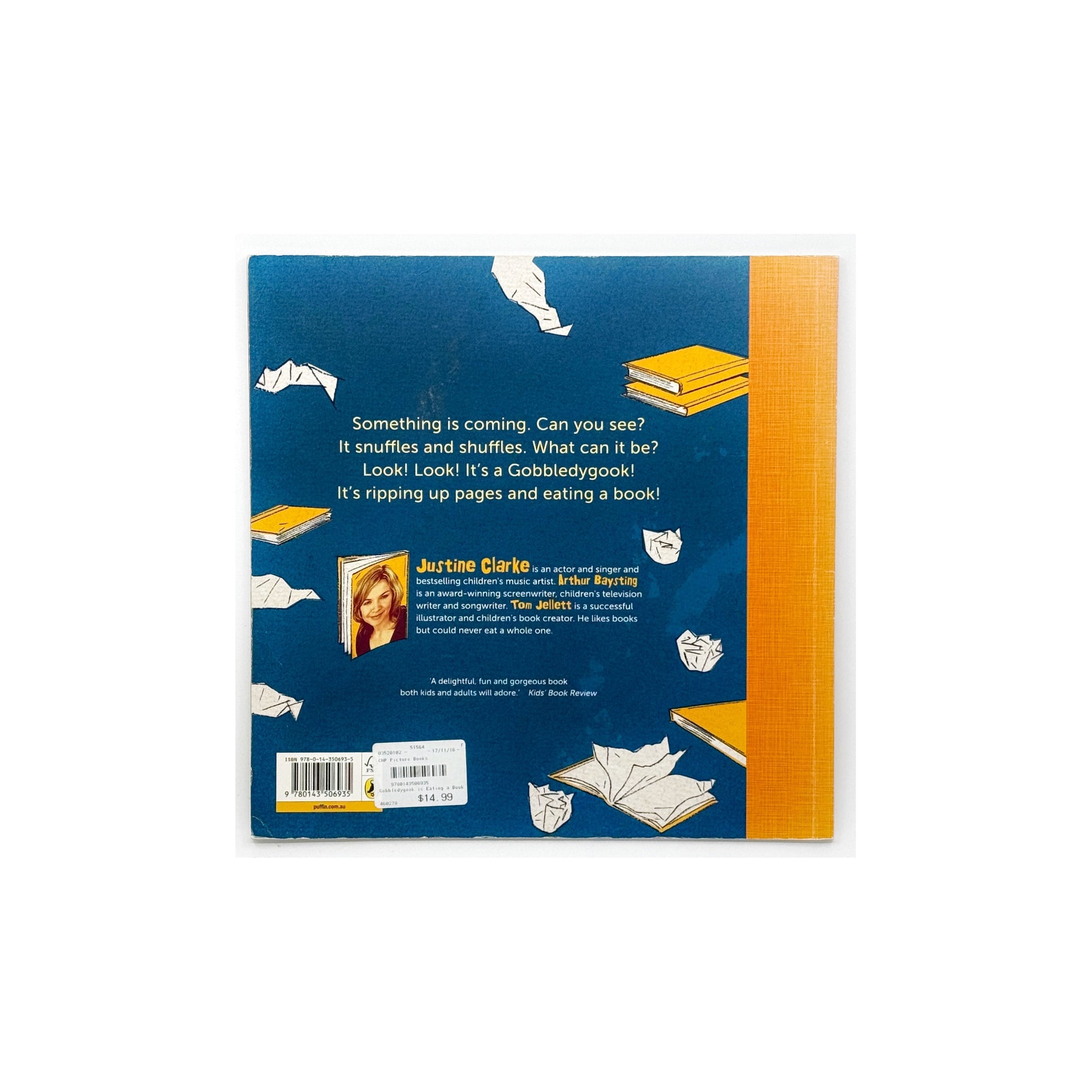 The Gobbledygook Is Eating A Book by Justine Clarke and Arthur Baysting